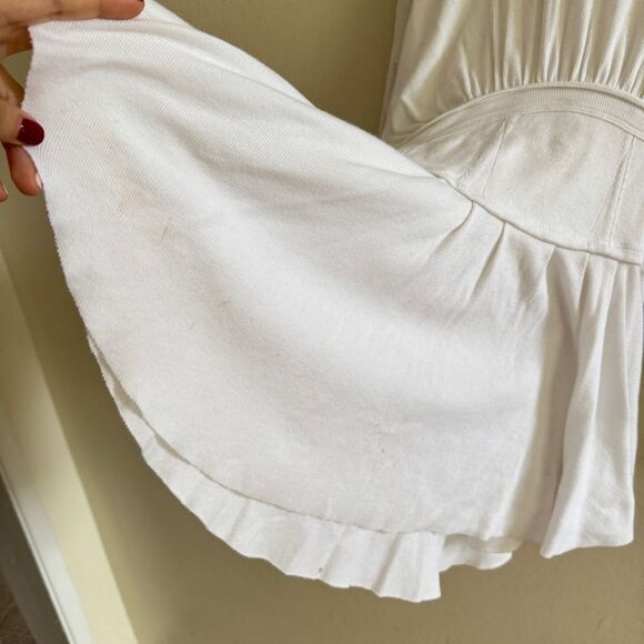 Free People Time Traveler White Long Sleeve Top XS - Picture 10 of 12